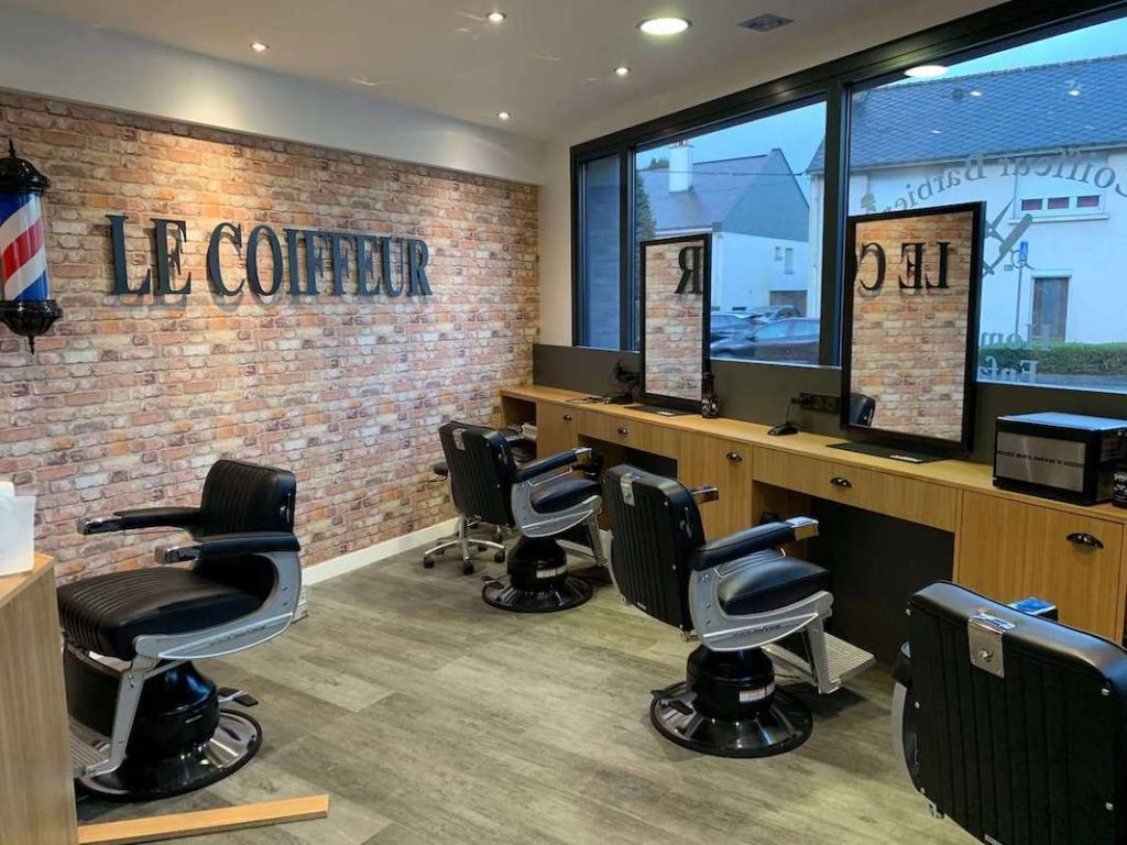 Rénovation globale d'un salon de coiffure à La Chapelle sur Erdre